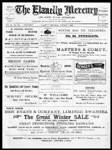 The Llanelly Mercury and South Wales Advertiser